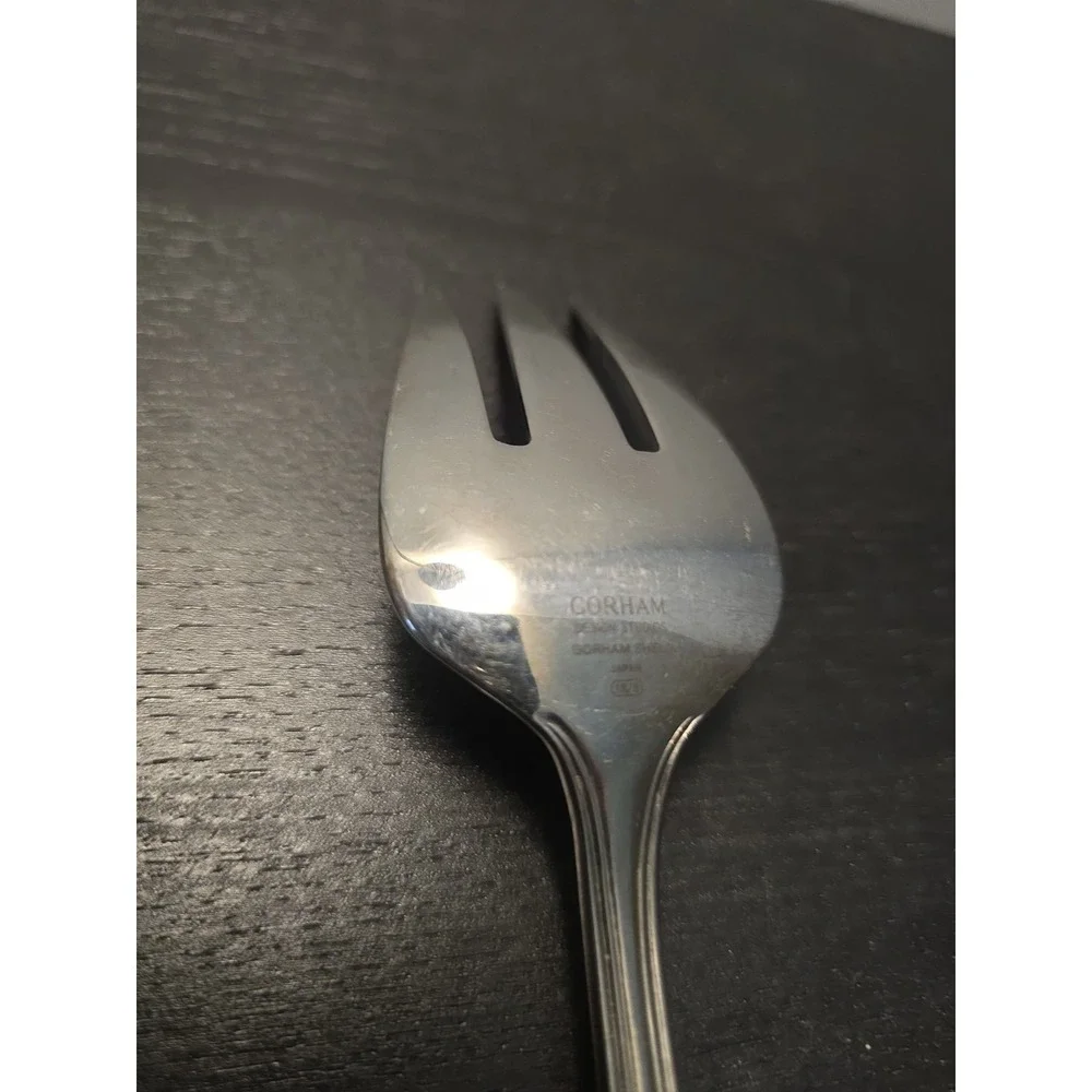 Gorham SHELL Gorham Stainless Cold Meat Serving Fork 18/8 Flatware Japan 8.5